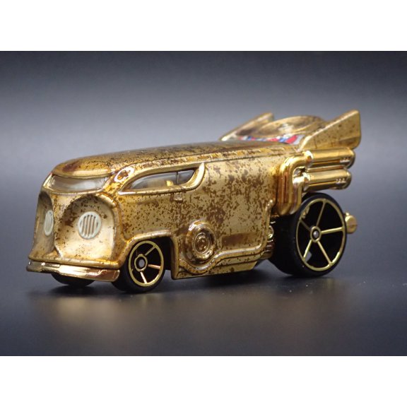 Open Box C-3PO DIRTY STAR WARS 1/64 SCALE COLLECTIBLE DIORAMA DIECAST MODEL CAR