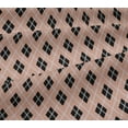 thumbnail image 5 of oneOone Viscose Jersey Peach Fabric Argyle Check Sewing Craft Projects Fabric Prints By Yard 60 Inches Wide, 5 of 5