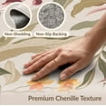 thumbnail image 5 of ODIKA 6'x9' Soft Floral Hues Enchanted Blossom Washable Area Rug Timeless Garden Design with Lush Botanical Motifs for Dining Room, Under Table, Office Décor, Non-Slip Chair-Friendly, 5 of 6