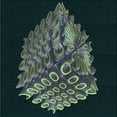 thumbnail image 1 of Ahgly Company Machine Washable Indoor Square Transitional Night Blue Area Rugs, 7' Square, 1 of 7
