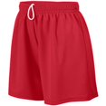 thumbnail image 1 of 961A Girls Wicking Mesh Short, Red - Small, 1 of 1