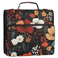 thumbnail image 5 of FORMRS Zipper Binder with Shoulder Strap 2-inch Ring 500 Sheet Capacity File Bag, Red Flowers Pattern, 5 of 5
