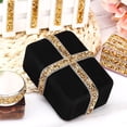 thumbnail image 2 of Visland 2 Rolls Rhinestone Ribbon 1cm Wide 1 Yard Length Crafts DIY Material Self-Adhesive Decoration Rhinestone Strip for Clothing Shoes Cake, 2 of 8
