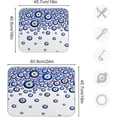 thumbnail image 3 of SKYSONIC Dish Drying Mat for Kitchen Counter Evil Eyeball Eco Friendly Drying Mat - Easy to Clean Heat Resistant Dish Mat - 16x18, 3 of 6