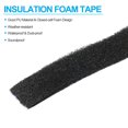 thumbnail image 3 of Uxcell 5/8"W x 1/5"T x 6.6Ft Self-Adhesive Insulation Foam Tape, Black, 3 of 6