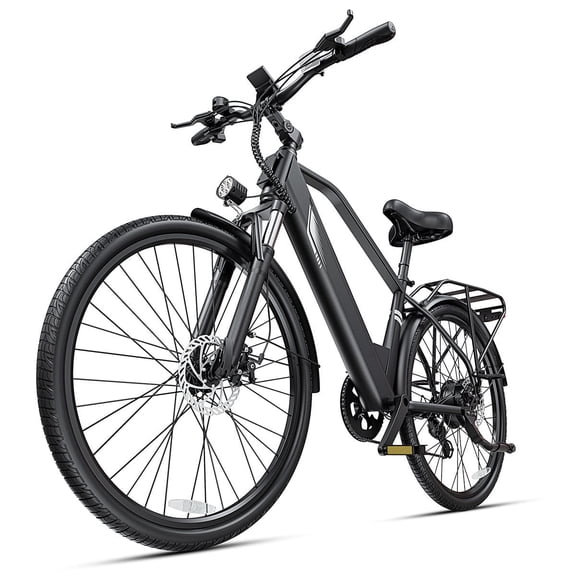 DYU Electric Bike for Adults,26" Ebike,1000W Peak Power Motor,48V 10.4Ah Removable Battery,20MPH,45 Miles Max,7-Speed Electric Bicycle,UL 2849