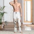 thumbnail image 2 of Balery Cute Kittens And Puppy Pantalones de pijama para hombre, pijama ultraligero, pantalón de descanso-XX-Large, 2 of 6