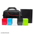 thumbnail image 4 of USA Gear Bolsa de almacenamiento para baraja de cartas compatible con juegos de cartas TCG y CCG - Bolsa protectora de cartas con correa acolchada para el hombro Interior personalizable resistente a l, 4 of 5