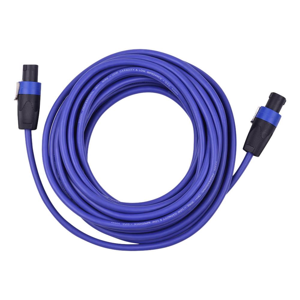 12AWG Stage Mixer Cables Audio Amplifier Cord Speaker Connector Male to