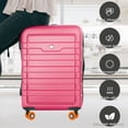 thumbnail image 4 of MEETSWEET Silicone Luggage Wheel Sleeves 9 pieces  orange, 4 of 7