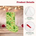 thumbnail image 4 of Bingfone Green Avocado Print Personalized Christmas Stocking - Snowman Design Large 18 inch,Family Holiday Season Decor, 4 of 8