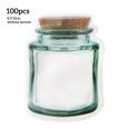 thumbnail image 1 of Worallymy 100 Uds. Frascos sellados transparentes para alimentos para hornear galletas dulces botellas de almacenamiento bolsa de embalaje para aperitivos 8,5x10,5 cm Worallymy JD735808987, 1 of 7
