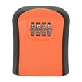 thumbnail image 3 of Caja de seguridad con combinación de ABS para pared, resistente al agua, de 4 dígitos, con capacidad para 5 llaves., 3 of 14
