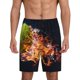 thumbnail image 1 of Fotbe Tennis Ball In Fire1 Pantalones Cortos de Pijama para Hombre, Ropa de Dormir, Pantalones de Pijama Cortos para Hombre-X-Large, 1 of 6