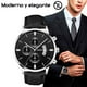 thumbnail image 2 of Reloj Ultrafino para Caballero con Correa de Cuero y Movimiento de Cuarzo, Calendario y Cronógrafo, Ideal para Hombre de Negocios, Detalles Finos Vosth Clásico, 2 of 6