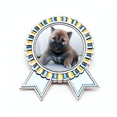 thumbnail image 1 of Pippy perro mascota animal linda foto Insignia broche Medalla ganadora, 1 of 3