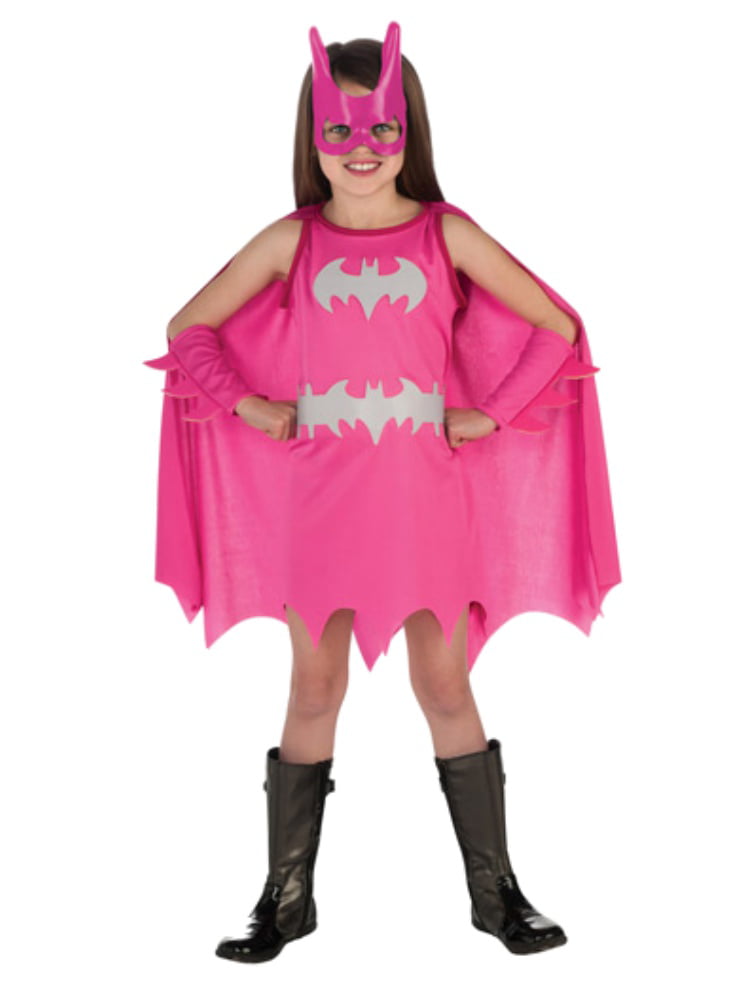 DC Comics Girls Pink Batgirl Halloween Costume Dress Up Outfit ...