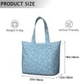 thumbnail image 5 of Flower Women's Large Weekend Travel Bag Moving Canvas Handbag Thick Double Layer Beach Weekend Travel Unisex Hospital Maternity Delivery with Toiletry Waterproof, 5 of 5