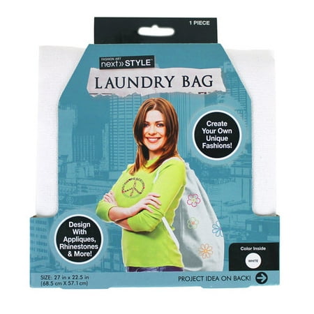 Next Style Canvas Laundry Bag, White