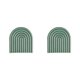 thumbnail image 4 of Bewildely Taza para el hogar, tazones, platos, posavasos, sala de estar, TPR, taza antideslizante, manteles individuales, almohadillas de aislamiento Verde 2piezas, 4 of 5