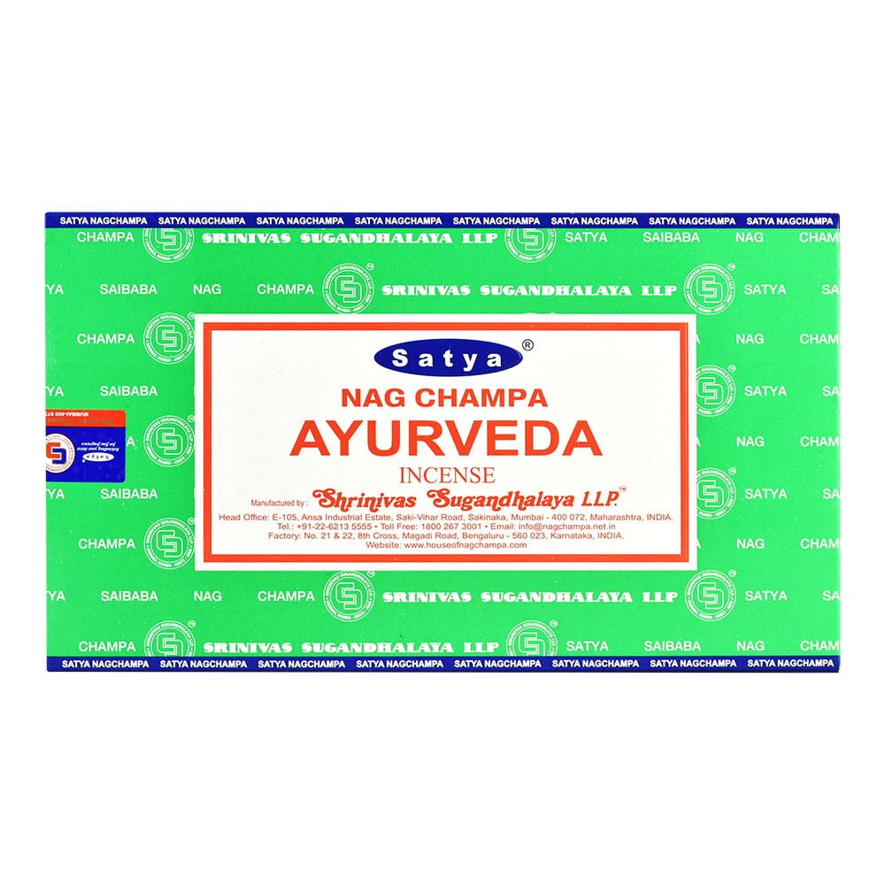 EACH PACK CONTAINS 15 G SATYA INCENSE STICKS PACK OF 6 AYURVEDA 