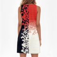 thumbnail image 5 of Womens Summer Dresses 2026 Loose V Neck Sleeveless Sundresses Swimsuit Coverup with Pockets Floral Red M, 5 of 8