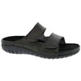 thumbnail image 2 of Barefoot Freedom Womens Cruize Leather Slip On Footbed Sandals, 2 of 2