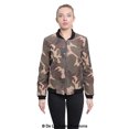 thumbnail image 4 of De La Creme - Womens Camo Zip-Thru Varsity Bomber Jacket, 4 of 5