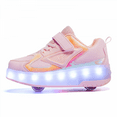 thumbnail image 4 of YUNICUS Kids LED USB Charging Roller Skate Shoes with Wheel Shoes Light up Roller Shoes Rechargeable Roller Sneakers, 4 of 8