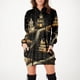 thumbnail image 1 of WILLBEST Vestidos de Algodon para Mujer, Vestido Cómodo para Mujer, Vestido Estampado Vintage, Sudaderas de Manga Larga, Vestidos Midi de Manga Larga con Bolsillos Chica, 1 of 2