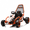 Orange, variant on 24V Electric Go Kart for Kids, Drift Kart w/Dual 200W Motors, 11 MPH, Front EVA Wheel & Metal Frame, Outdoor Ride on Toy w/Music & Lights, 2 Speed, 5 Point Harness, Crazy Cart for Ages 6-12, Black