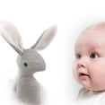 thumbnail image 4 of Cheers Rattle Animal Cute Rabbit Infant Hand Bell Plush Kid Toy With BB Sound Gift Made of High Quality Material Soft and Durable, 4 of 7