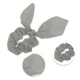 thumbnail image 3 of Unique Bargains 1 Pc Solid Rabbit Ears Scrunchies Gray, 3 of 5