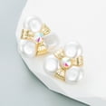 thumbnail image 2 of Sonducket 2 uds pendientes perla Retro Stud accesorios de joyería de boda para mujeres y niñas señoras hermana moda encantadora Ropa, zapatos y accesorios Miscelánea Sonducket AP017607-00, 2 of 6