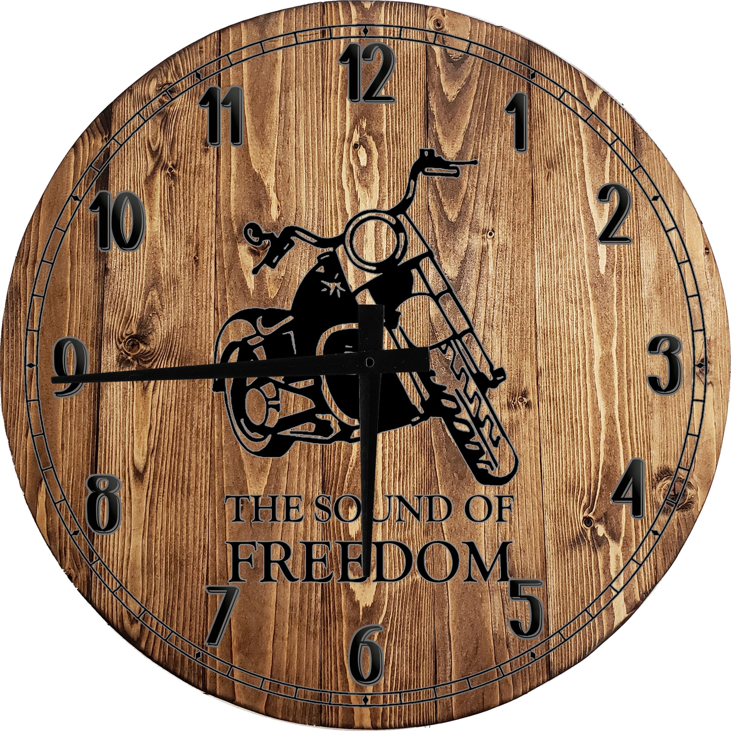 10 Inch Wall Clock Wooden Wall Clock Silent Non-Ticking Vintage Rustic Country Coastal Wall Clocks 