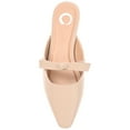 thumbnail image 5 of Journee Womens Missie Slip On Square Toe Mules Flats, 5 of 10