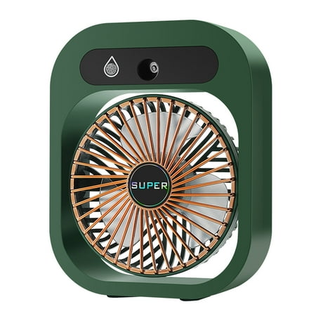 

Klycj Gifts USB Charging Fan Full Screen Feel Smart Mini Portable Air Conditioning Fan Home Hot
