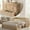 Wood, variant on Mjkone Murphy Bed Queen with Mattress, Cabinet Bed with Storage Drawers and USB Charging Station,Murphy Chest Bed for Small Space,Gray