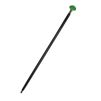 Black Double-Section Dancing Cane - Aluminum Alloy, Detachable, 33 Inches, Magic Show Or Costume Prop
