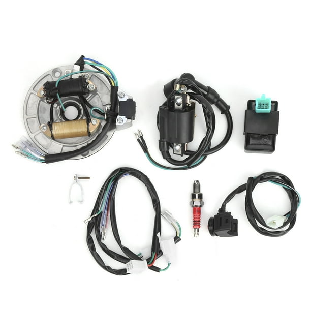 BujíaBobina de encendido Estator Sistema de encendido CDI Accesorio Arnés de cableado de encendido Claridad notable Jadeshay A