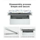 thumbnail image 4 of For Macbook Air15 Air13 Air M2 2022/M1/M2/Pro13Pro14/Pro16 Shell Plant Leaf Pattern Protector For Lightweight Heat Dissipation, 4 of 5