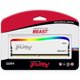 thumbnail image 5 of Memoria RAM DDR4 8GB 3200Mhz KINGSTON FURY BEAST RGB Blanco 1X8Gb Kingston KF432C16BWA/8, 5 of 5