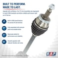 thumbnail image 4 of For Mazda MPV 1989 1990 1991 1992 1993 1994 1995 Front Left Driver Side CV Axle Shaft - BuyAutoParts, 4 of 7