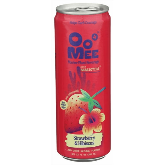 (Pack of 12) Oomee Beverage Strawberry Hibiscus 12 Fo