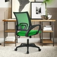 thumbnail image 7 of CL.HPAHKL Mesh Computer Desk Chair, Ergonomic Office Chair with Lumbar Support & Armrests Mid Back Swivel Rolling Task Chair for Home Office Study Gaming, Green, 7 of 7
