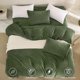 thumbnail image 3 of Jellymoni Funda De Edredón De Terciopelo Verde Tamaño King – Funda De Edredón De Franela Ultra Suave De 3 Piezas, Funda De Edredón De Lujo Con 8 Lazos En Las Esquinas Y Cierre De Cremallera., 3 of 5