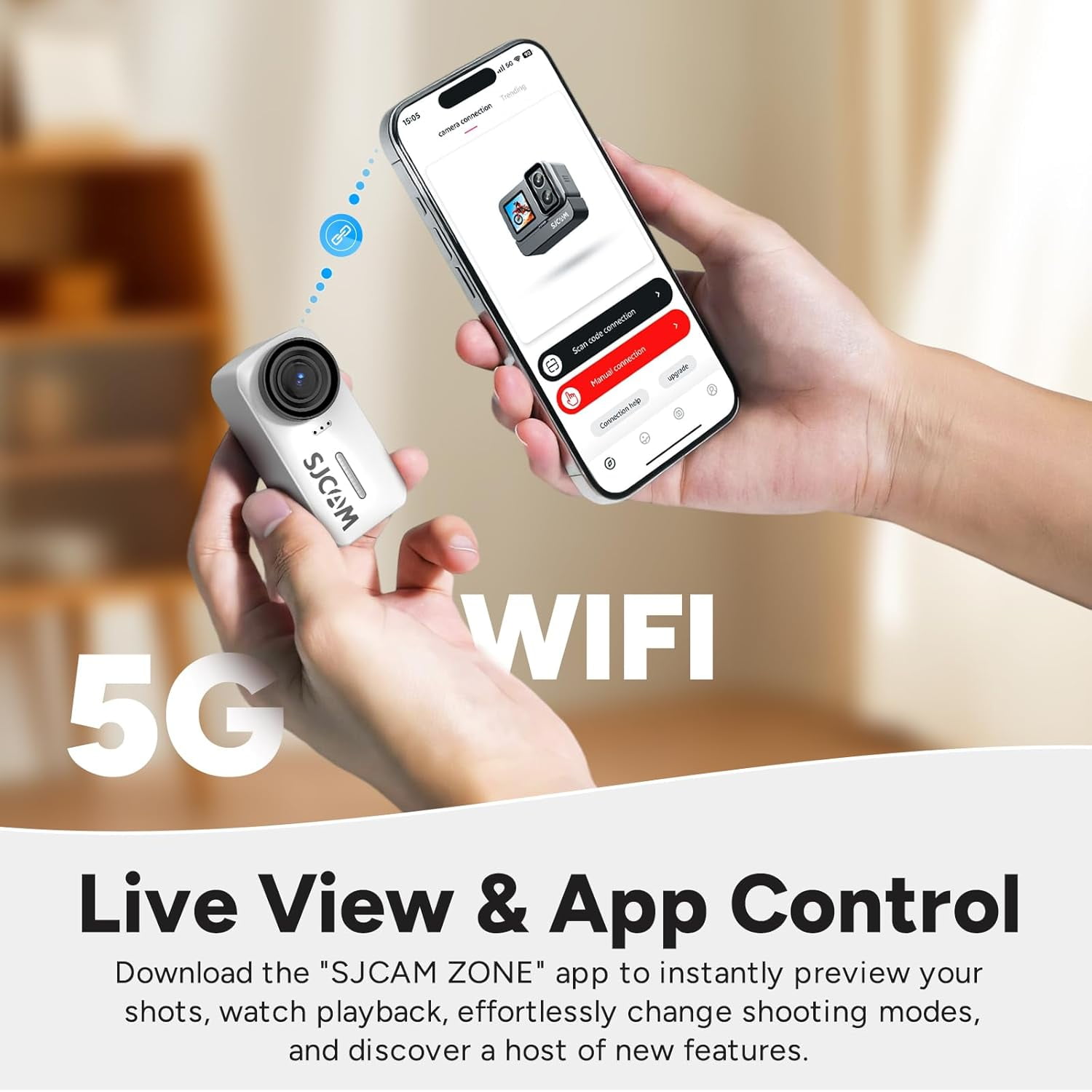 SJCAM C110+ 4K Action Camera with 6-Axis EIS, 170° Wide Angle, Magnetic Mount, Waterproof 30M, Body Camera for Vlogging, Helmet/Chest Mount Kit, Built-in Mic & WiFi, 20MP Photos (Professional)