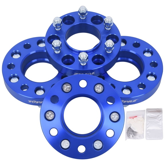 TOPAZ 4PCS 1.25" 6x135mm to 6x5.5" Wheel Adapter Spacer For Ford F150 Lincoln Mark LT