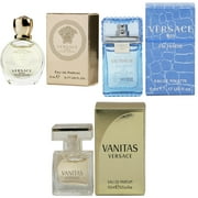 Versace Eros Women EDP, Man Eau Fraiche EDT, Vanitas EDP  - 5ml 3PK Kit