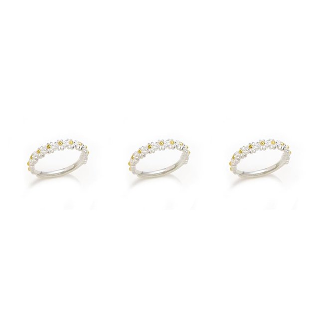 Anillos de flores Minnieouse para mujer joyería de dama de honor